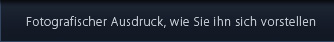 Fotografischer Ausdruck, wie Sie ihn sich vorstellen